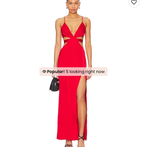 REVOLVE Dresses & Skirts - Red cut out dress size medium